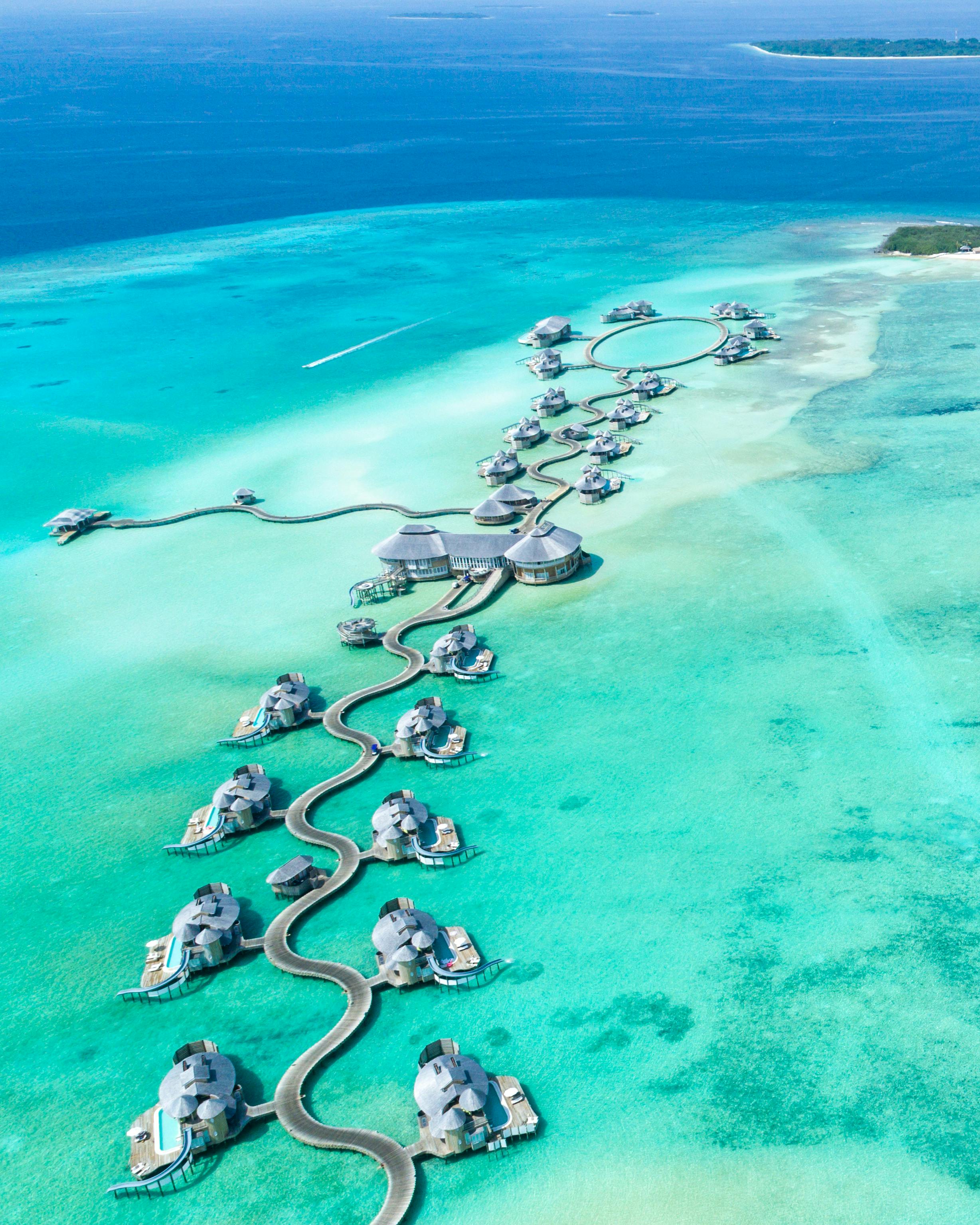Overwater bungalow paradise